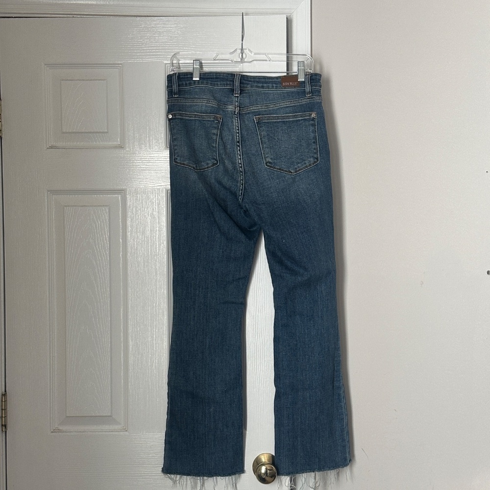 Judy Blue Boot Cut Distressed Women's Jeans Size Juniors 7/28 Medium - Picture 5 of 8